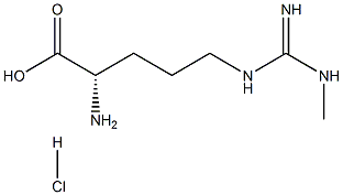 Nw-Methyl-L-arginine hydrochloride Structure