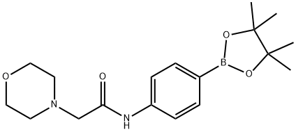 2-Morpholino-N-(4-(4,4,5,5-tetraMethyl-1,3,2-dioxaborolan-2-yl)phenyl)acetaMide|2-吗啉代-N-(4-(4,4,5,5-四甲基-1,3,2-二硼戊环-2-基)苯基)乙酰胺