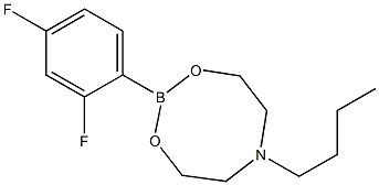 6-butyl-2-(2,4-difluorophenyl)-1,3,6,2-dioxazaborocane Structure