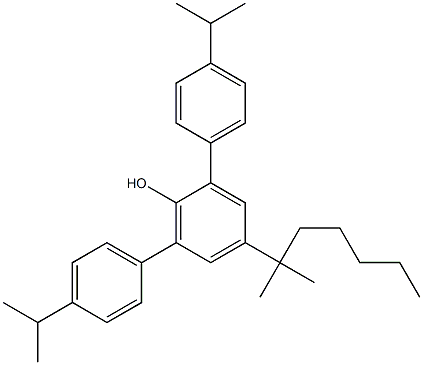 2,6-二枯基-4-特辛基苯酚, , 结构式