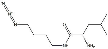 (S)-2-AMino-N-(4-azidobutyl)-4-MethylpentanaMide Structure