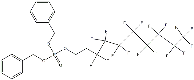 Dibenzyl Mono[2-(perfluorooctyl)ethyl] Phosphate Structure