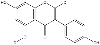 金雀异黄素D2, , 结构式