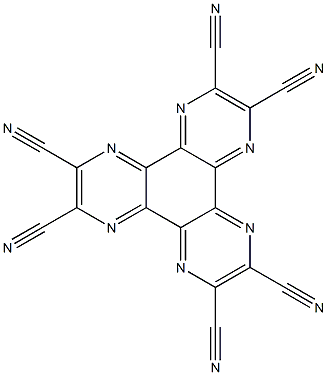 1,4,5,8,9,12-Hexaaza-triphenylene-2,3,6,7,10,11-hexacarbonitrile Structure