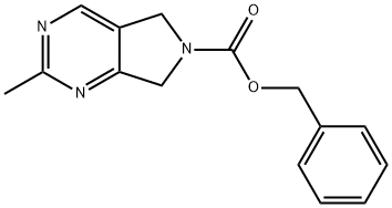 2-Methyl-5,7-dihydro-pyrrolo[3,4-d]pyriMidine-6-carboxylic acid benzyl ester Structure