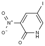 5-Iodo-3-nitro-1H-pyridin-2-one Structure