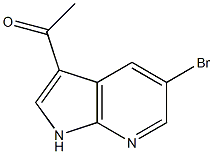 3-Acetyl-5-broMo-7-azaindole Structure