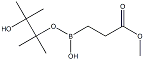 3-Methoxy-3-oxopropyl-1-boronic acid pinacol ester Struktur