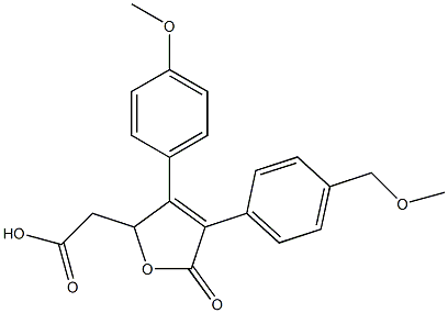 2-(4-(4-(MethoxyMethyl)phenyl)-3-(4-Methoxyphenyl)-5-oxo-2,5-dihydrofuran-2-yl)acetic acid