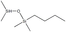 1-正丁基-1,1,3,3 - 四甲基二硅氧烷 结构式