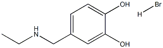 4-[(EthylaMino)Methyl]pyrocatechol HydrobroMide Structure