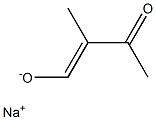 SodiuM 2-Methyl-3-oxobut-1-en-1-olate 结构式