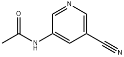 N-(5-cyanopyridin-3-yl)acetaMide, 31205-53-5, 结构式