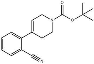 tert-butyl 4-(2-cyanophenyl)-5,6-dihydropyridine-1(2H)-carboxylate, 194669-38-0, 结构式