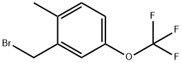 2-Methyl-5-(trifluoroMethoxy)benzyl broMide, 96% Structure
