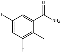 3,5-二氟-2-甲基苯甲酰胺, 1323966-37-5, 结构式