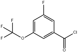3-氟-5-(三氟甲氧基)苯甲酰氯, 1352999-78-0, 结构式