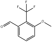 3-メトキシ-2-(トリフルオロメチル)ベンズアルデヒド 化学構造式