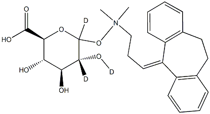 阿米替林-N-葡糖苷酸-D3 结构式