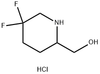 (5,5-difluoropiperidin-2-yl)Methanol hydrochloride, 1823930-16-0, 结构式