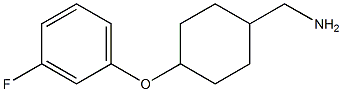 (4-(3-fluorophenoxy)cyclohexyl)MethanaMine Structure