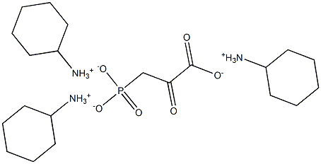 2-Oxo-3-phosphonopropanoic Acid CyclohexylaMine Salt Structure