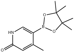 4-Methyl-5-(4,4,5,5-tetraMethyl-1,3,2-dioxaborolan-2-yl)pyridin-2-ol Structure