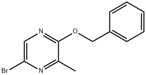 5-BroMo-2-benzyloxy-3-Methyl pyrazine Structure