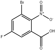 3-BroMo-5-fluoro-2-nitrobenzoic acid Structure