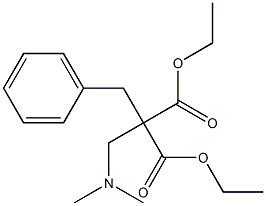 2-Benzyl-2-((diMethylaMino)Methyl)Malonic Acid Diethyl Ester, , 结构式