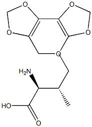 5H-Bis[1,3]dioxolo[4,5-b:4',5'-d]pyran Isoleucine Structure