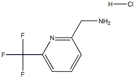 (6-TrifluoroMethyl-pyridin-2-yl)MethylaMine hydrochloride Structure