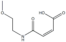 (Z)-4-(2-MethoxyethylaMino)-4-Oxobut-2-Enoic Acid Structure