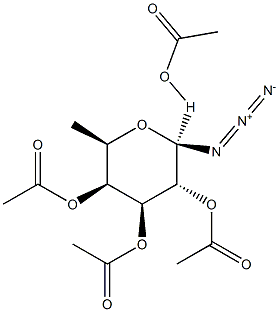 1-Azido-1-deoxy-b-D-galactopyranoside tetraacetate Structure