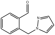 2-(1H-Pyrazol-1-ylMethyl)benzaldehyde Struktur