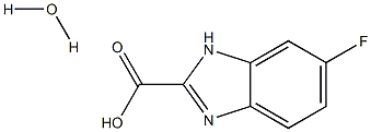 6-Fluoro-1H-benzoiMidazole-2-carboxylic acid hydrate Structure