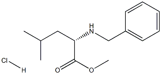 Benzyl-L-leucine Methyl ester hydrochloride Structure