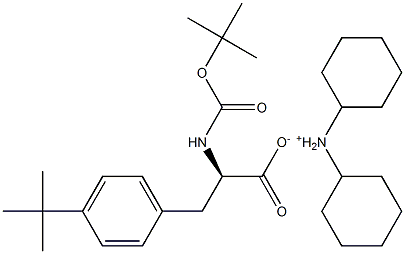 Boc-4-tert-butyl-D-phenylalanine  dicyclohexylaMMoniuM salt Struktur