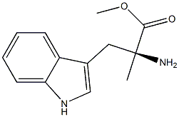 DL-a-Methyltryptophan Methyl ester 结构式