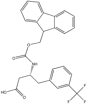 FMoc-3-trifluoroMethyl-L-b-hoMophenylalanine Structure