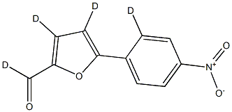 5-(4-Nitrophenyl)furfural-d4 Structure