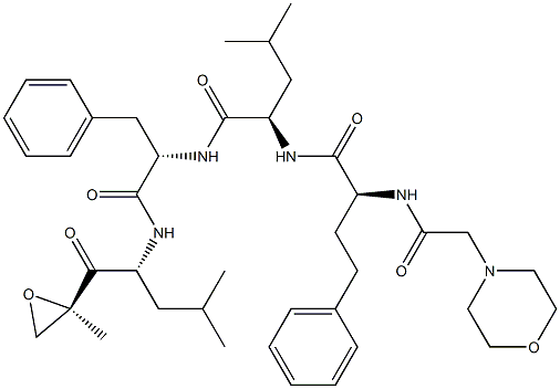  (S)-4-Methyl-N-((R)-1-(((R)-4-Methyl-1-((R)-2-Methyloxiran-2-yl)-1-oxopentan-2-yl)aMino)-1-oxo-3-phenylpropan-2-yl)-2-((S)-2-(2-MorpholinoacetaMido)-4-phenylbutanaMido)pentanaMide