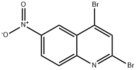 2,4-DIBROMO-6-NITROQUINOLINE Structure