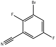 3-溴-2,5-二氟苯甲腈, 1638487-41-8, 结构式