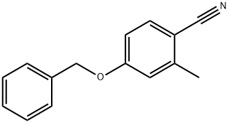 4-Benzyloxy-2-Methylbenzonitrile 结构式