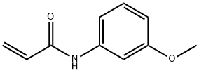 N-(3-甲氧苯基)丙烯酰基酰胺, 17208-99-0, 结构式