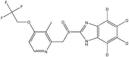 LANSOPRAZOLE-D4 Structure