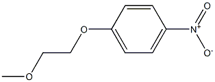 1-(2-甲氧基-乙氧基)-4-硝基苯,,结构式