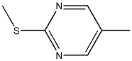 5-甲基-2-甲硫基嘧啶 结构式