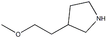 3-(2-Methoxyethyl)pyrrolidine Struktur